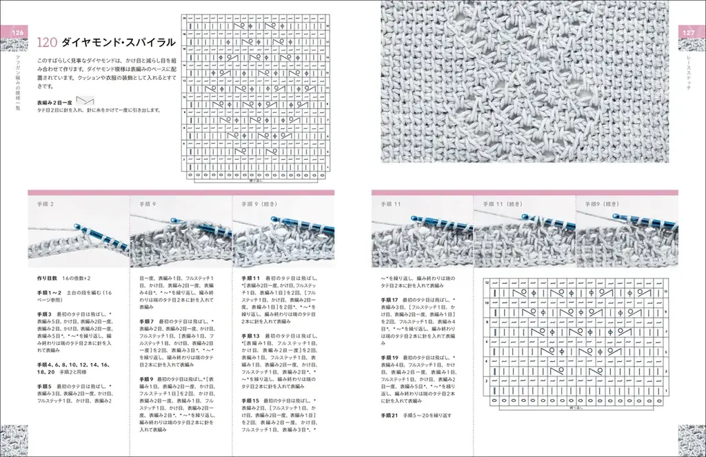 アフガン編みの模様150種を編み方・編み図入りで網羅した決定版『アフガン編み事典』2月発売 画像 4