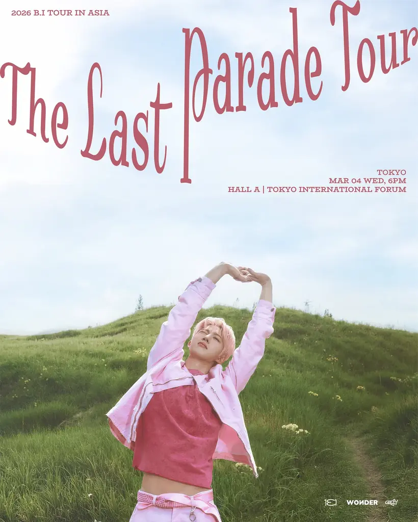 B.I ソロとして初の来日公演が決定！「2026 B.I TOUR: The Last Parade Tour in TOKYO」3/4(水) 東京国際フォーラム ホールAにて開催 画像 1