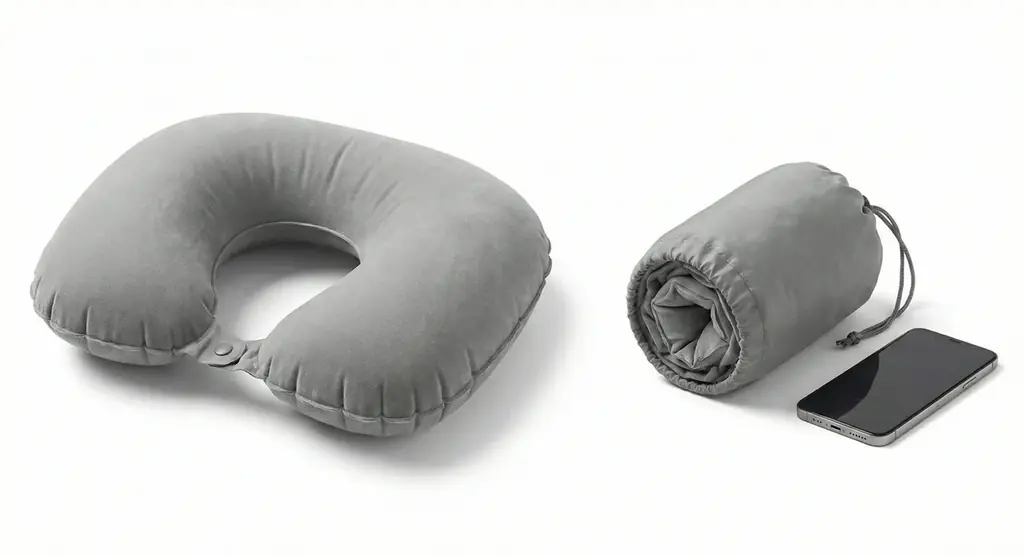 支援総額1,000万円超のスーツケース「VELO」チームが再始動！“指プッシュ”で完成し、スマホサイズに畳める「ポンプ一体型ネックピロー」がクラウドファンディングにて先行販売開始！ 画像 5