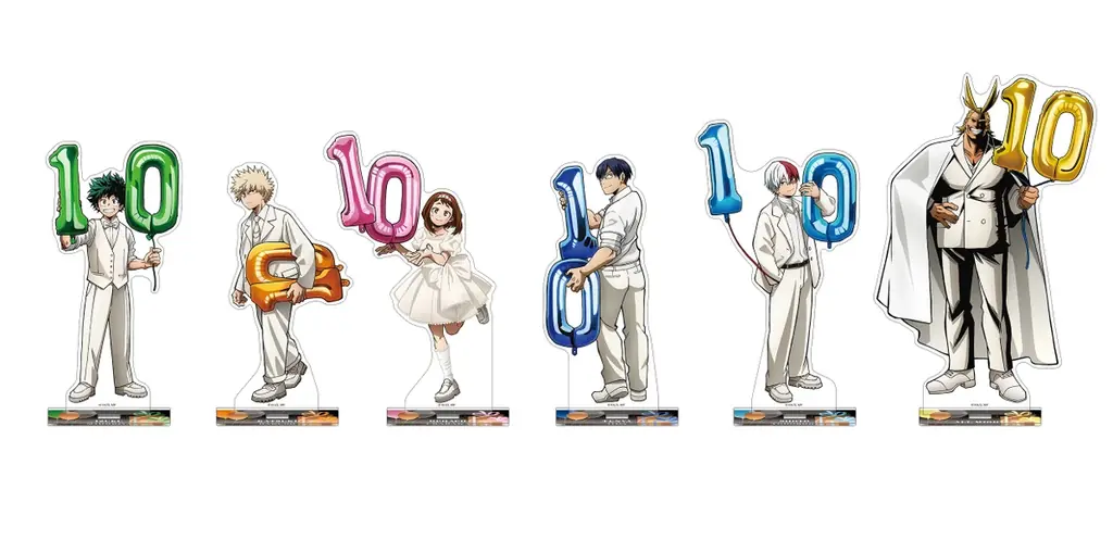 アニメ『僕のヒーローアカデミア』10周年を記念したフェアを開催！　緑谷や爆豪らの描き下ろしビジュアルを使用した新商品も4月3日より発売　さらに名シーンが商品化される投票施策などのさまざまな施策が登場！ 画像 2