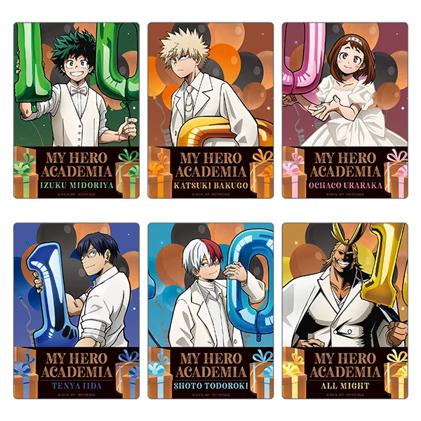 アニメ『僕のヒーローアカデミア』10周年を記念したフェアを開催！　緑谷や爆豪らの描き下ろしビジュアルを使用した新商品も4月3日より発売　さらに名シーンが商品化される投票施策などのさまざまな施策が登場！ 画像 5