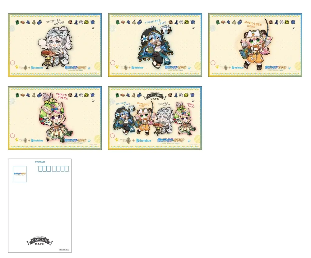 カプコンカフェ 池袋店＆梅田店　『モンスターハンターワイルズ』×「ホロライブ5期生」とのコラボカフェメニュー＆グッズを大公開！ 画像 5