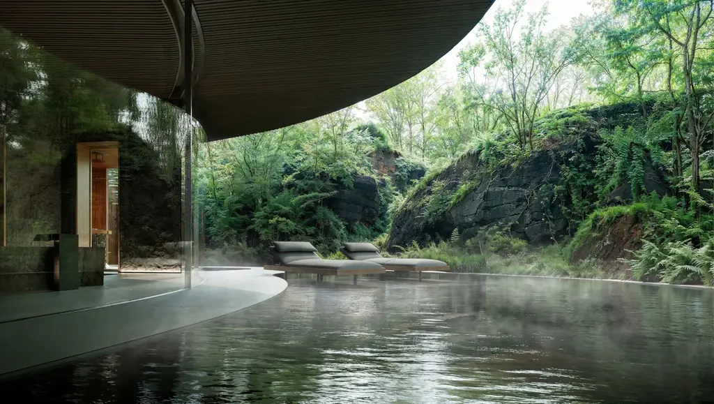 巨石の間を縫い、”岩の中に建つ”1棟のヴィラ。NOT A HOTEL KITAKARUIZAWA「NATURE WITHIN」を販売開始 画像 11