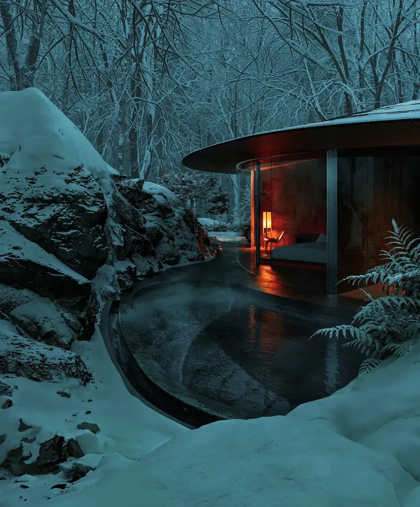 巨石の間を縫い、”岩の中に建つ”1棟のヴィラ。NOT A HOTEL KITAKARUIZAWA「NATURE WITHIN」を販売開始 画像 12