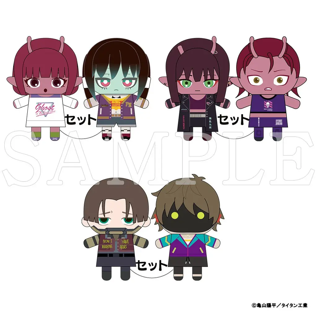 アニメ『銀河特急 ミルキー☆サブウェイ』から2人で1セットの”ニコイチ”フィンガーマスコットや、”アノトキ”を切り取ったTシャツなどが2月10日（火）より販売開始！ 画像 3