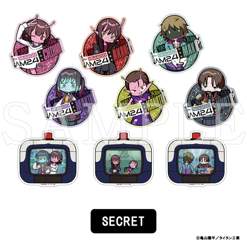 アニメ『銀河特急 ミルキー☆サブウェイ』から2人で1セットの”ニコイチ”フィンガーマスコットや、”アノトキ”を切り取ったTシャツなどが2月10日（火）より販売開始！ 画像 8