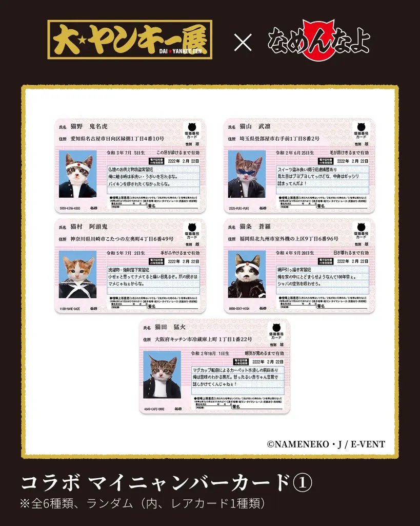 2月6日〜15日、埼玉・大宮マルイで開催の体験イベント『大ヤンキー展』で「アルプスの少女ハイジ」・「なめ猫」とのコラボ展示や限定グッズ販売が決定！ 画像 9