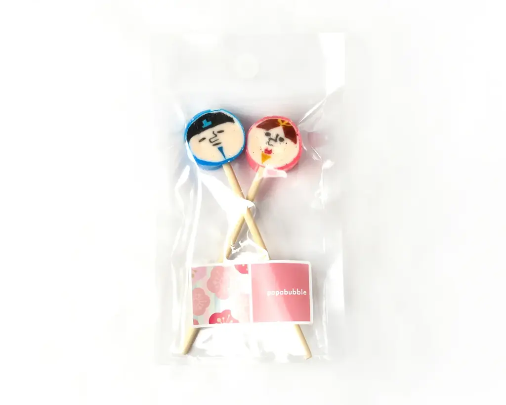 “シュール”な表情のお内裏様とお雛様？　遊び心があふれるキャンディとバブレッツ　全3種　PAPABUBBLEのひなまつりシリーズ　2月5日より発売 画像 5