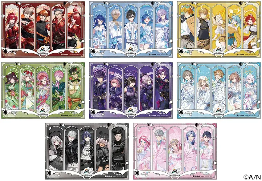 「にじさんじ 8th Anniversary フェア in animate」が2月7日から開催！　8周年撮りおろしビジュアルを使用した特典を配布するほか、商品販売やグラッテコラボの実施も!! 画像 2