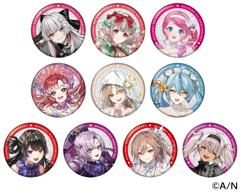 「にじさんじ 8th Anniversary フェア in animate」が2月7日から開催！　8周年撮りおろしビジュアルを使用した特典を配布するほか、商品販売やグラッテコラボの実施も!! 画像 9