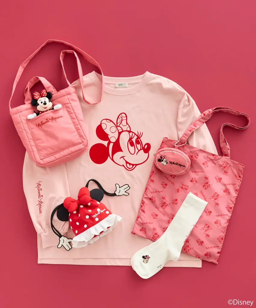 【earth music&ecology】大人気Disney Collectionより『ミッキー&フレンズ』が登場・春のおでかけにぴったりなカジュアルアイテムを2月27日(金)発売 画像 3