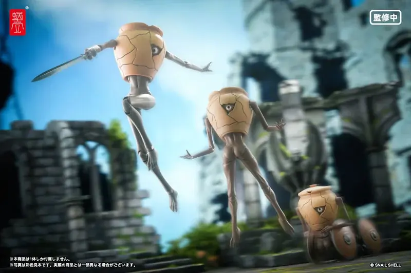 『RPG-09 壺ミミック』アクションフィギュアが登場。あみあみにて予約受付中。 画像 6