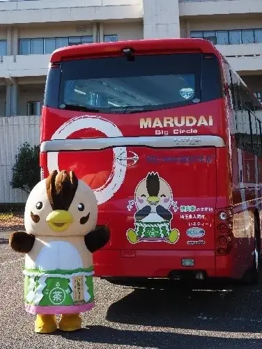 「いるティー」のまるっと大きなラッピング！観光バスとタクシー運行開始！ 画像 2