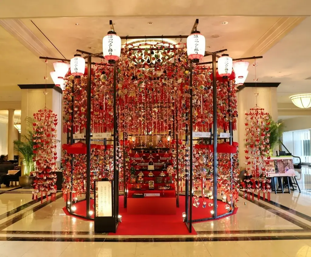 雛のつるし飾り展示