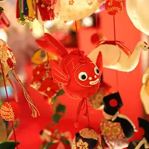 【日本三大つるし飾りと共演】1万個の飾りがゆれる「雛のつるし飾り」 画像 6