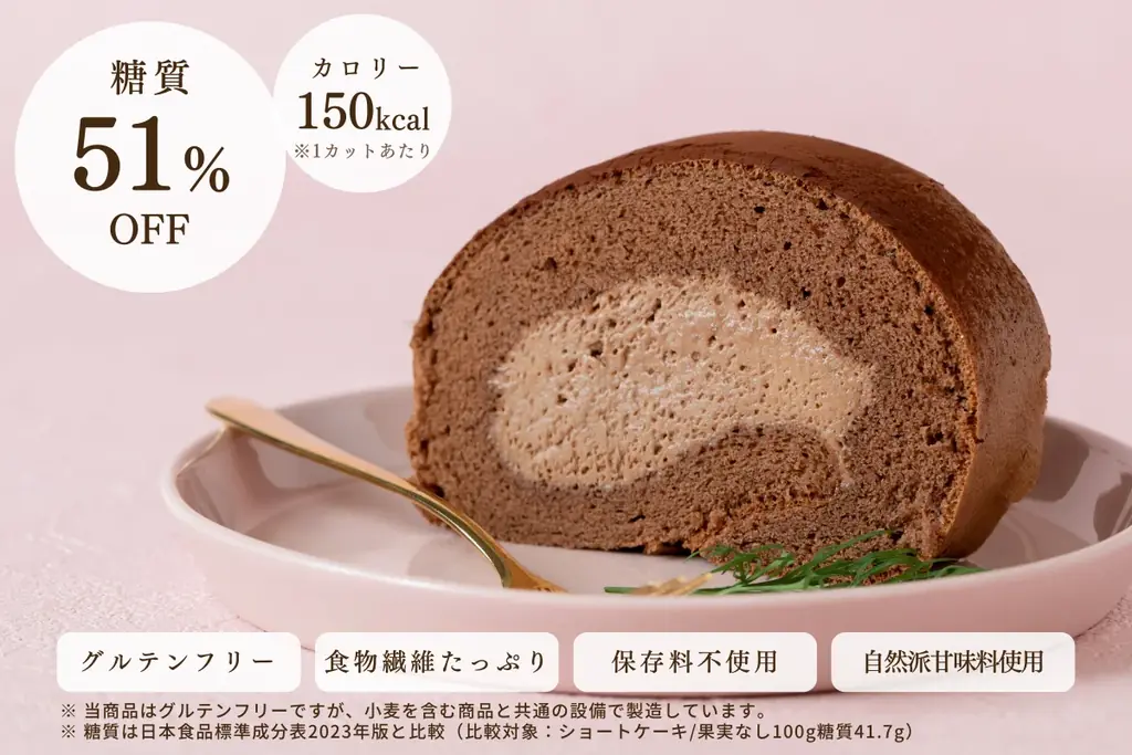 昨年好評のコラボスイーツが進化して再登場！ &Mel×モンシェール「食物繊維たっぷり 米粉のショコラロール」 画像 4