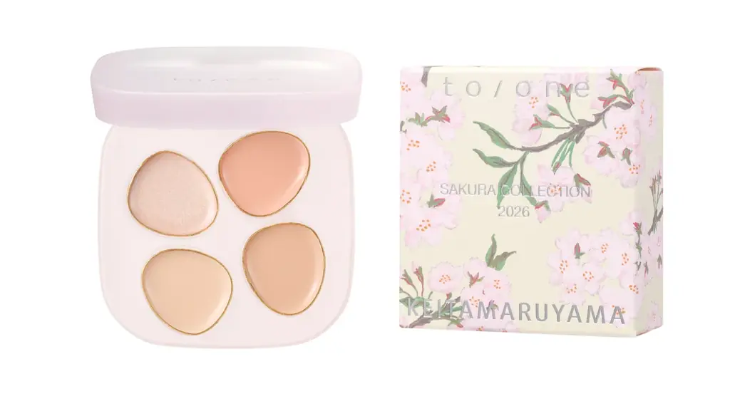 【to/one(トーン)】KEITA MARUYAMAの夜桜を纏う3度目のサクラコレクションが登場！桜柄の缶に入った限定コフレ2種ほか全14アイテムがラインアップ 画像 11