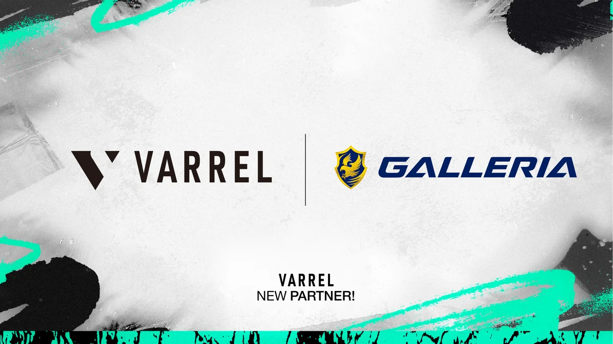 プロeスポーツチーム『VARREL』「GALLERIA（ガレリア）」とのスポンサー契約を締結 画像 1