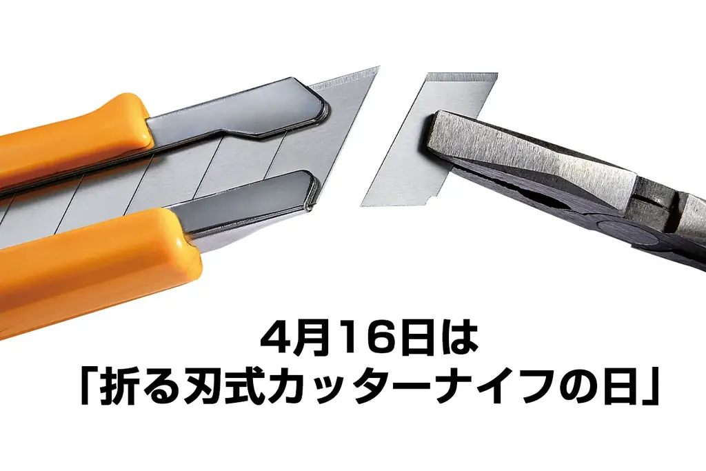 4月16日制定「折る刃式カッターナイフの日」誕生の背景