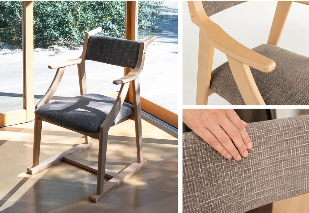 高齢者向け椅子の豊富なラインナップを展開する健康家具ブランドEMOORより、“食事のしやすさ”と“食後のひと休み”を両立した新商品『食を楽しむための椅子～みのり～』が登場 画像 8