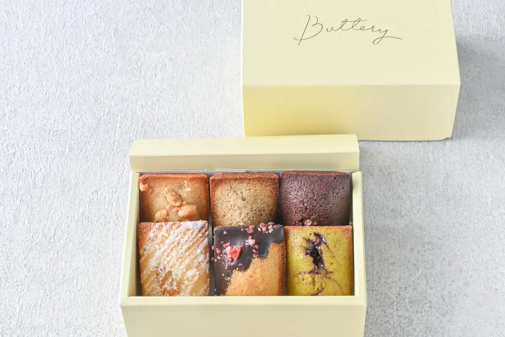 【Butteryららぽーと安城】ホワイトチョコ＆オレンジなどフィナンシェ6種入り「バレンタイン限定ギフト」が新登場！ 画像 1