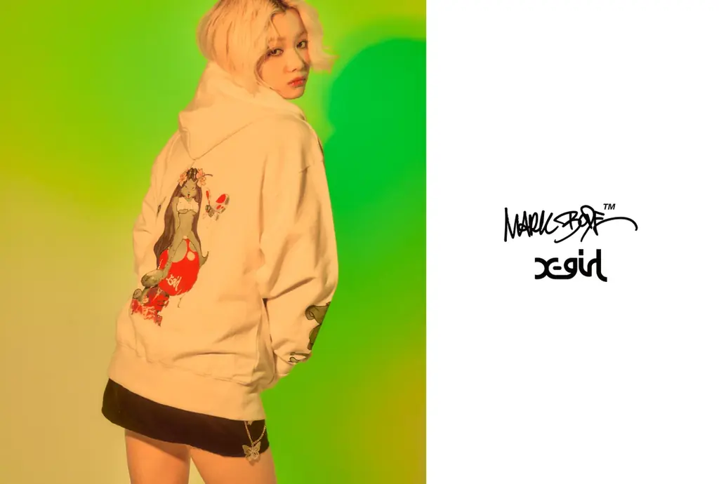 2/11発売｜X-girl×Mark Bodeの新作Tとフーディ