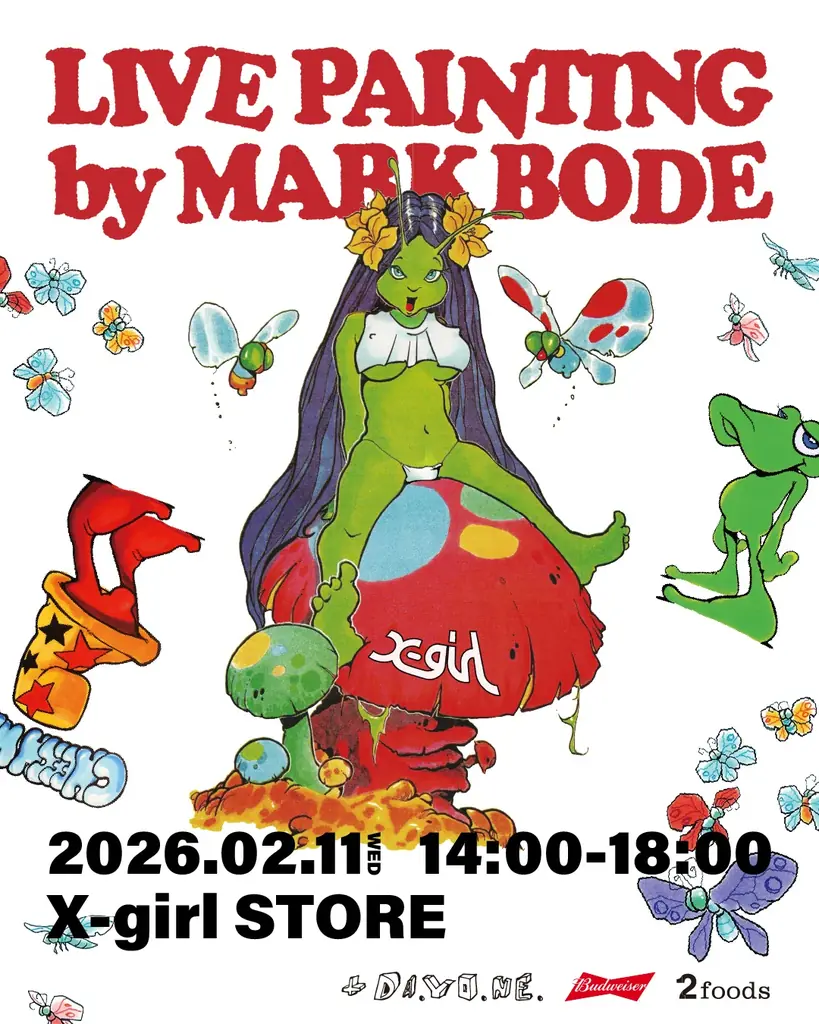 X-girl × Mark Bode コラボアイテム発売！ 画像 7