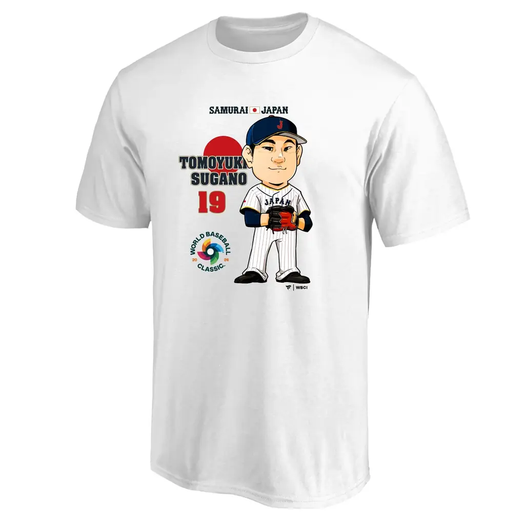 ファナティクス・ジャパンオリジナル　2026 WORLD BASEBALL CLASSIC™日本代表イラストTシャツが登場！ 画像 10