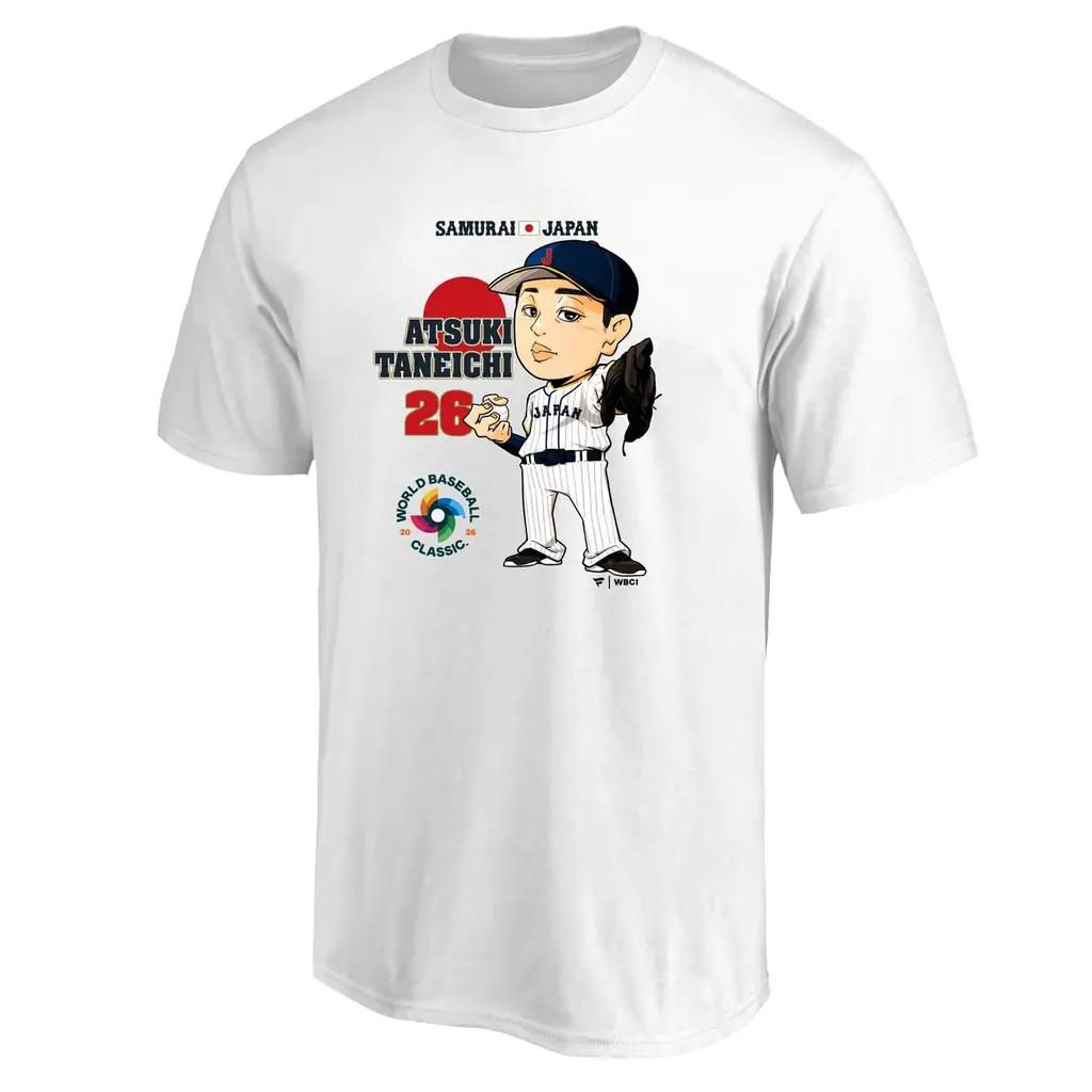 ファナティクス・ジャパンオリジナル　2026 WORLD BASEBALL CLASSIC™日本代表イラストTシャツが登場！ 画像 11
