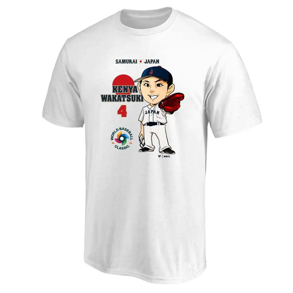 ファナティクス・ジャパンオリジナル　2026 WORLD BASEBALL CLASSIC™日本代表イラストTシャツが登場！ 画像 15
