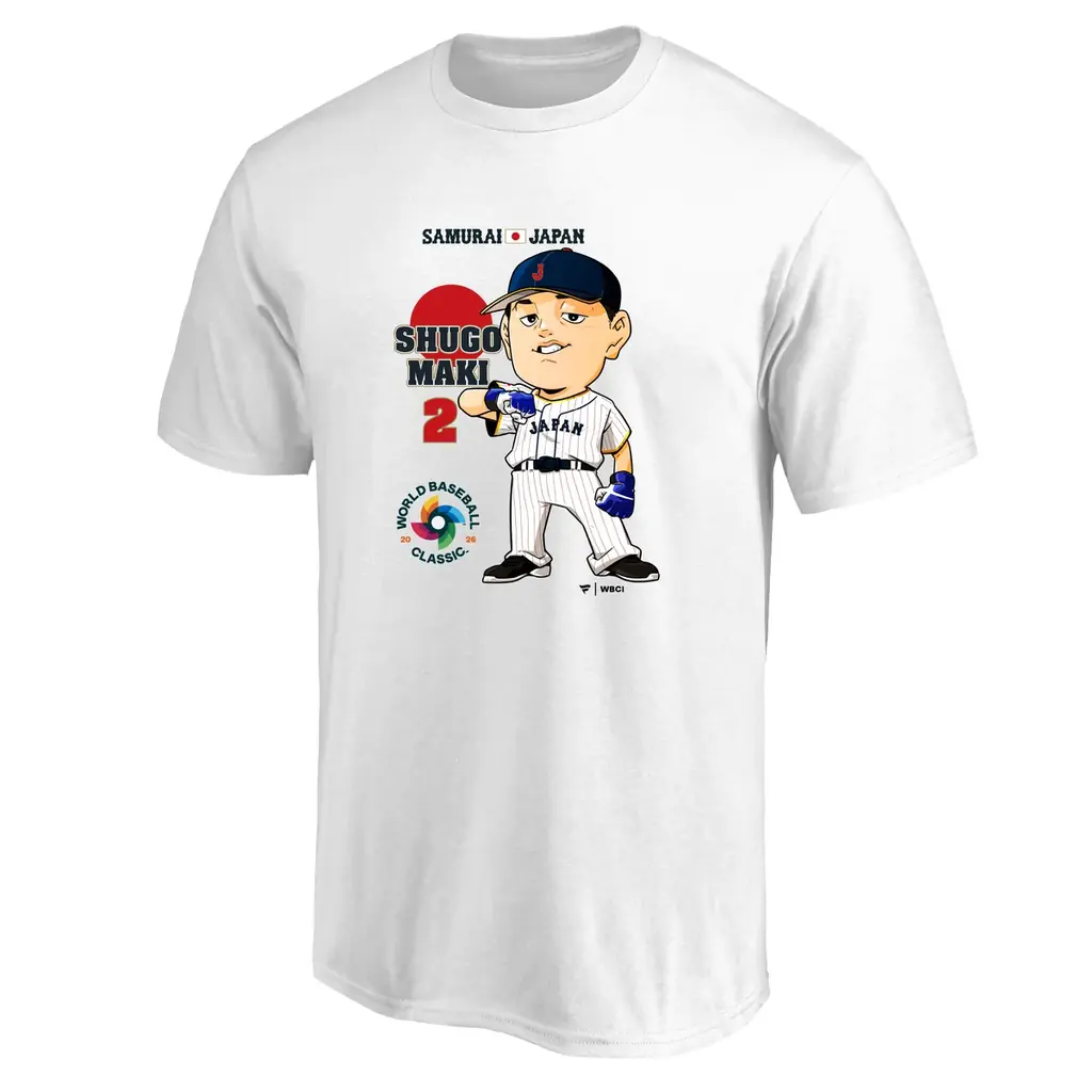 ファナティクス・ジャパンオリジナル　2026 WORLD BASEBALL CLASSIC™日本代表イラストTシャツが登場！ 画像 17