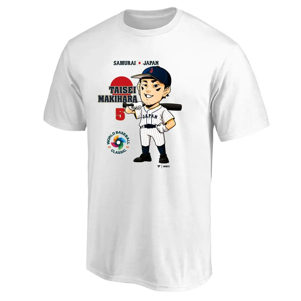 ファナティクス・ジャパンオリジナル　2026 WORLD BASEBALL CLASSIC™日本代表イラストTシャツが登場！ 画像 18