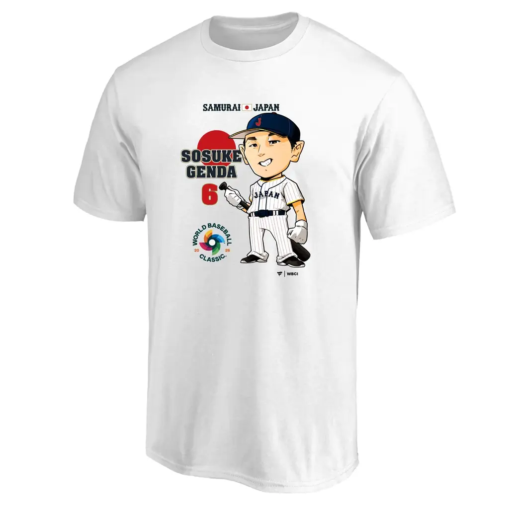 ファナティクス・ジャパンオリジナル　2026 WORLD BASEBALL CLASSIC™日本代表イラストTシャツが登場！ 画像 19