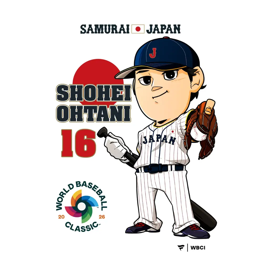 ファナティクス・ジャパンオリジナル　2026 WORLD BASEBALL CLASSIC™日本代表イラストTシャツが登場！ 画像 2