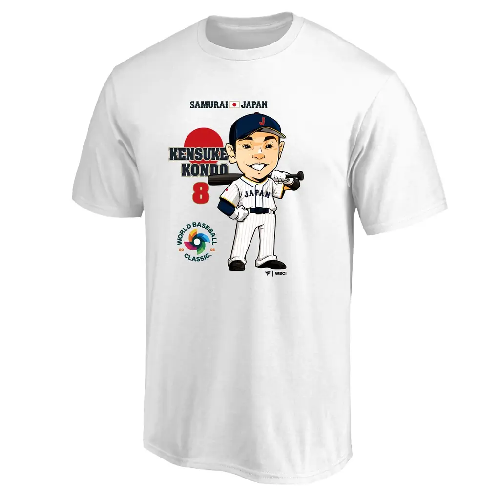 ファナティクス・ジャパンオリジナル　2026 WORLD BASEBALL CLASSIC™日本代表イラストTシャツが登場！ 画像 21