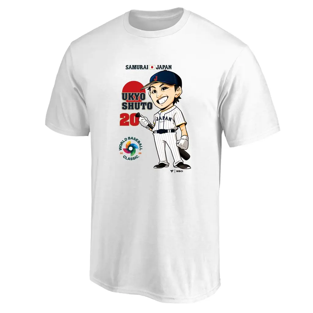ファナティクス・ジャパンオリジナル　2026 WORLD BASEBALL CLASSIC™日本代表イラストTシャツが登場！ 画像 22
