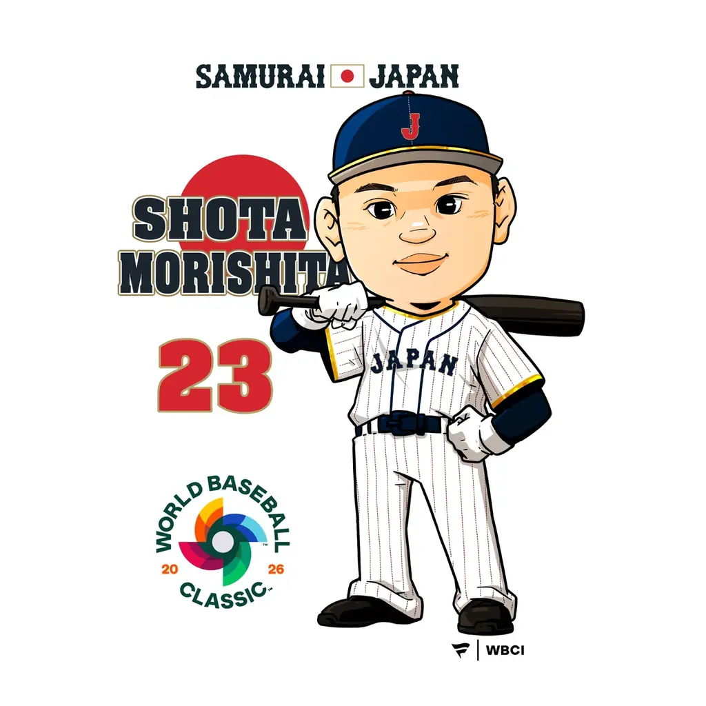 ファナティクス・ジャパンオリジナル　2026 WORLD BASEBALL CLASSIC™日本代表イラストTシャツが登場！ 画像 5
