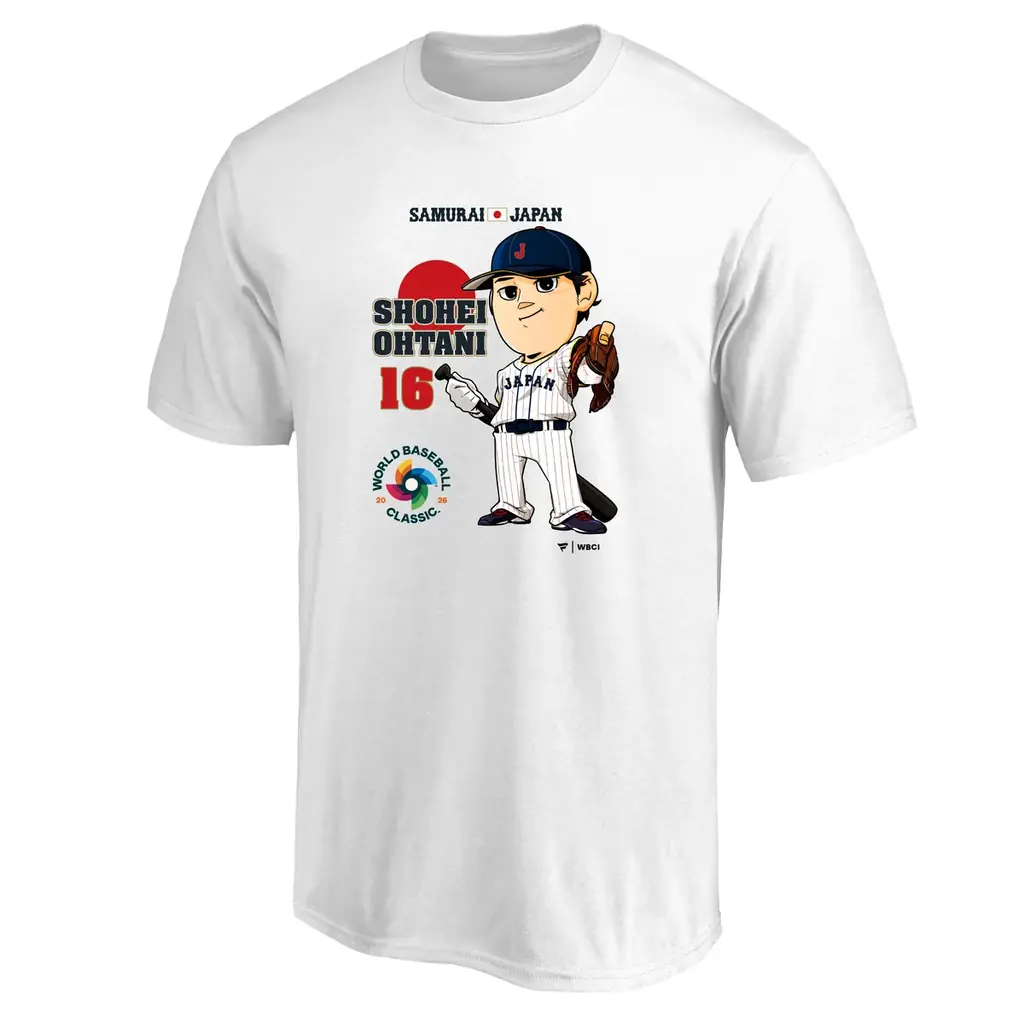 ファナティクス・ジャパンオリジナル　2026 WORLD BASEBALL CLASSIC™日本代表イラストTシャツが登場！ 画像 9