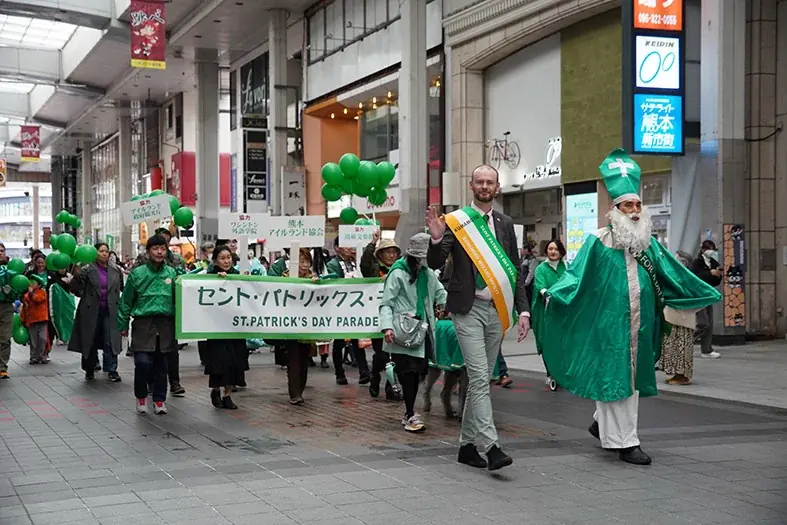 日本中が緑色に染まるアイルランドのお祭り 画像 13