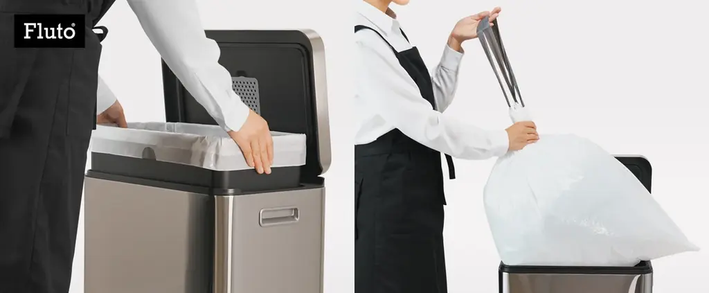 今日は何ゴミ？出し忘れをゼロに！分別カレンダー付きのFluto紐付きゴミ袋 画像 4