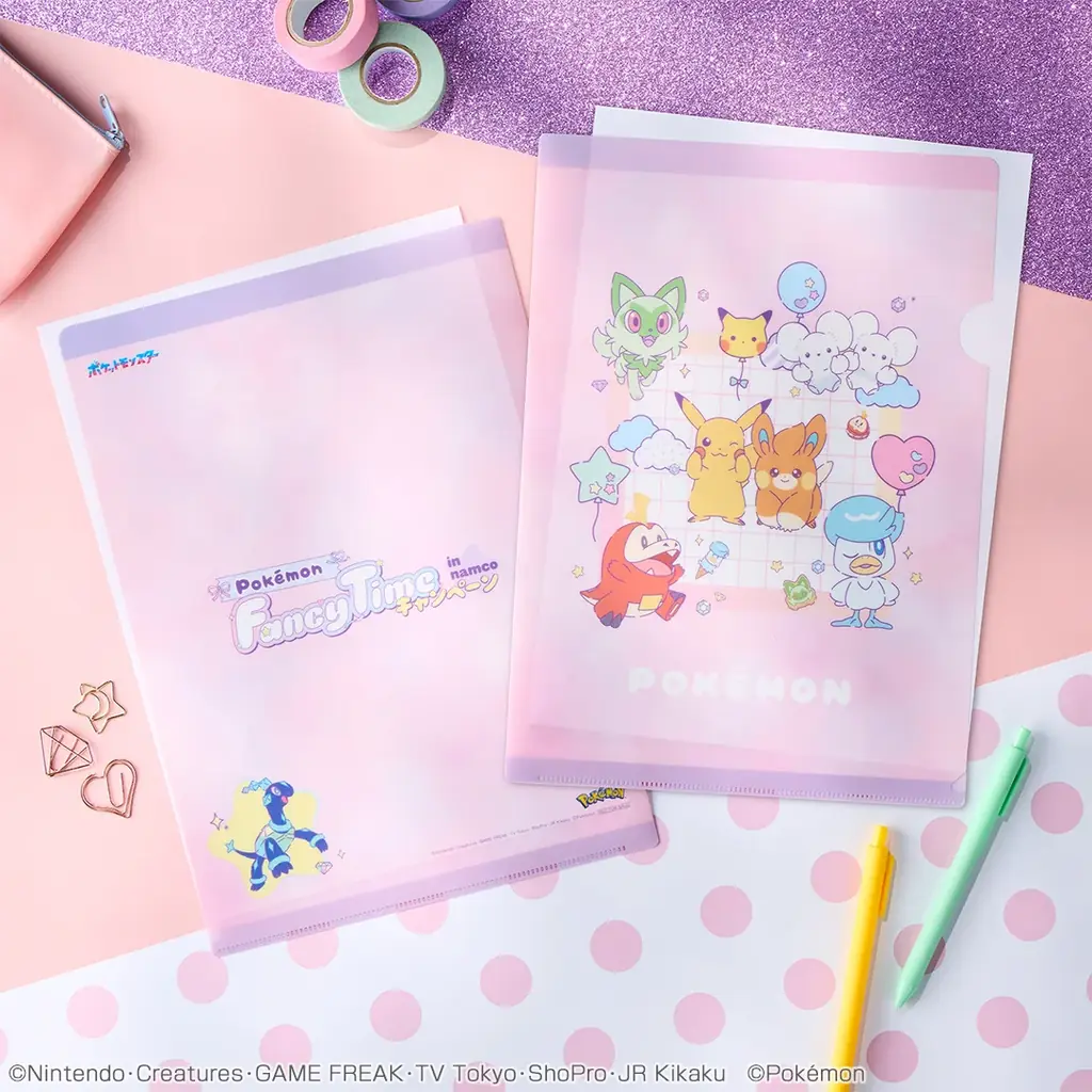 “Fancy Time”モチーフのナムコオリジナルプライズや特典が盛りだくさん！ Pokémon Fancy Time キャンペーン in namco 画像 7