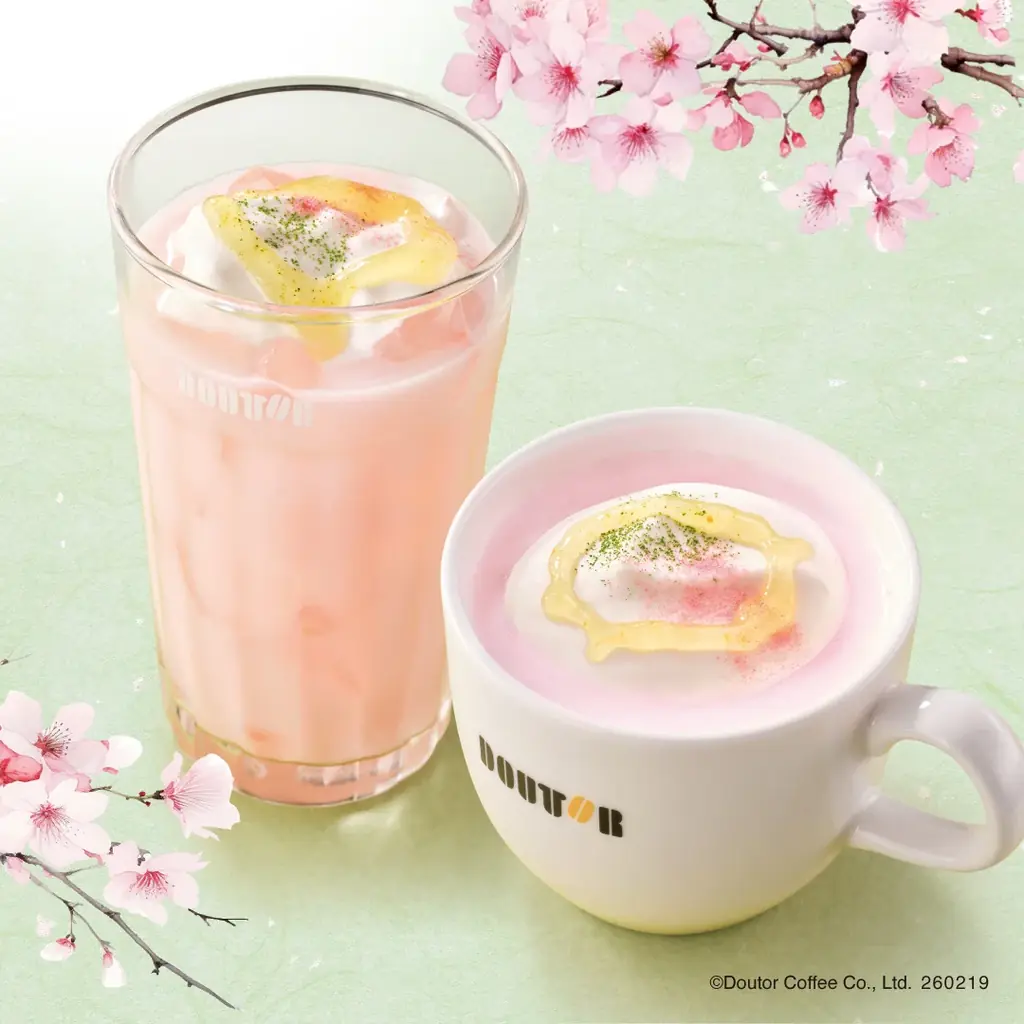 ドトールコーヒーショップで2月19日より「ふわりと香る。桜フェア」スタート 画像 2