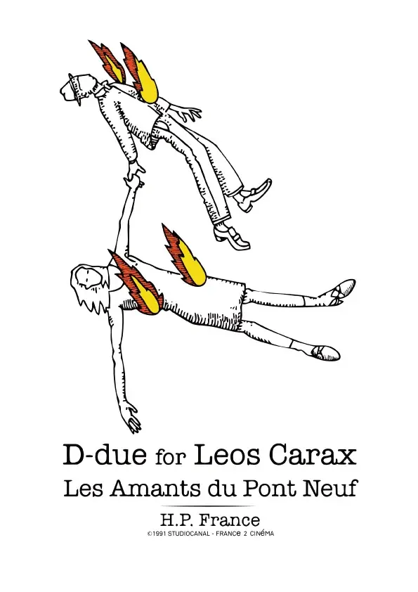 「レオス・カラックス×H.P.FRANCE」タイアップキャンペーン第2弾。スペイン発「デ・ドゥエ」より、4Kレストア版上映記念のコラボTシャツを発売！ 画像 4