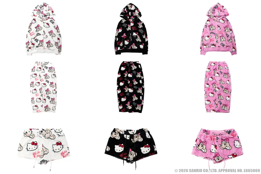 ク・ラッチが展開するストリートブランド「GALFY」のギャルライン『CANDY GALFY(キャンディーガルフィー)』とサンリオの人気キャラクター『ハローキティ』とのコラボレーションコレクションを発売 画像 10