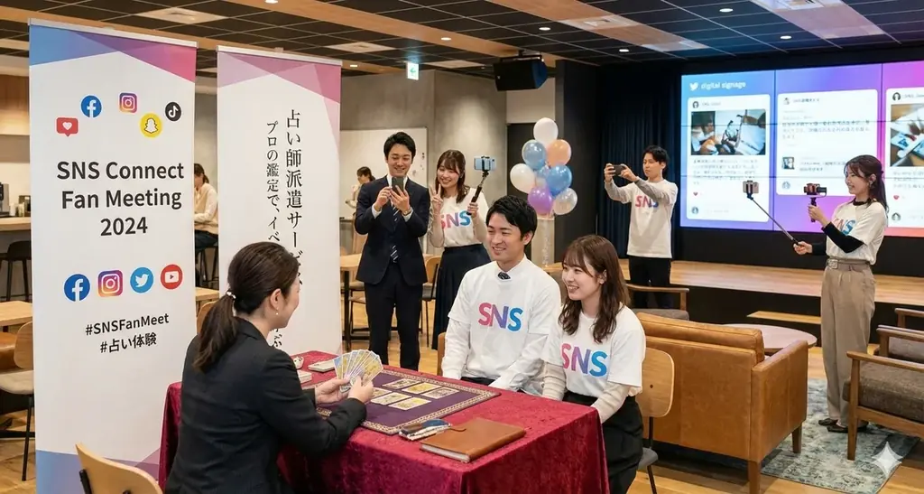 【占い師派遣サービス】イベントに行列と笑顔を！厳選されたプロ占い師を派遣 画像 4