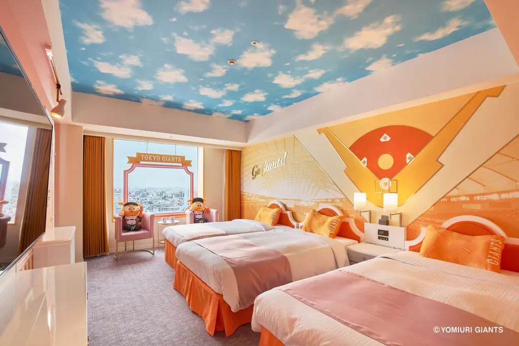 東京ドームでの巨人公式戦観戦チケットと東京ドームホテルの宿泊がセットに！毎年人気の「巨人戦観戦宿泊プラン2026」が2026年2月18日(水)より予約受付開始。1日各1室限定のコラボレーションルームも 画像 5