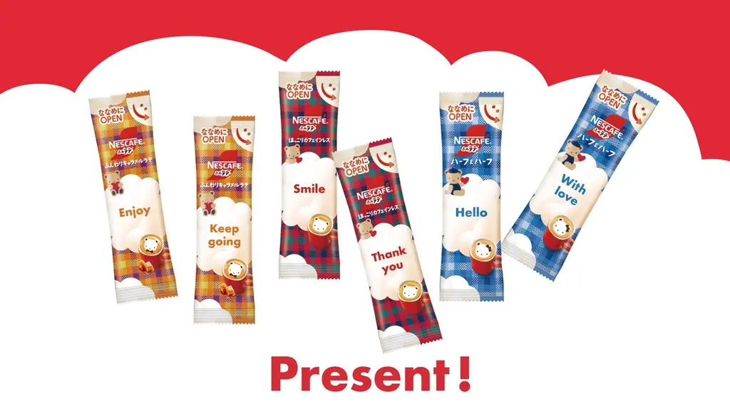 NESCAFÉ × familiar 初のコラボレーションが実現！ ファミリアチェックとクマちゃんをあしらったオリジナルデザインの「ネスカフェ ふわラテ」が数量限定で登場 画像 3