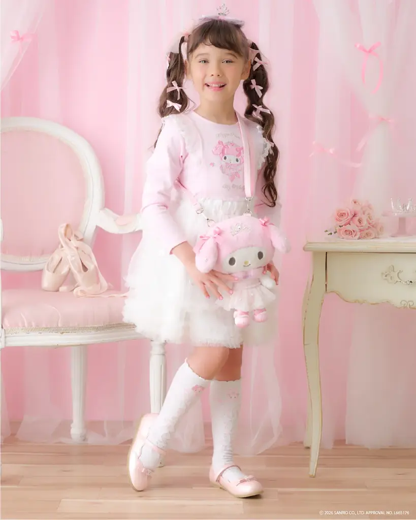 気分は夢見るバレリーナ。メゾ ピアノからマイメロディとマイスウィートピアノのオリジナルアイテムが登場！ 画像 10