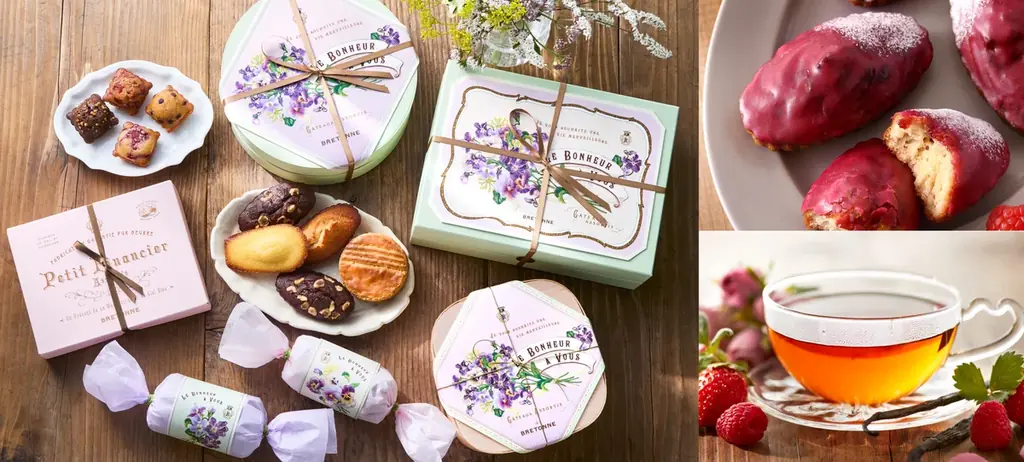焼き菓子専門店〈ビスキュイテリエ ブルトンヌ〉のホワイトデー&春春限定の華やかな焼き菓子ギフトや焼き立て商品などが勢揃い！ 画像 1