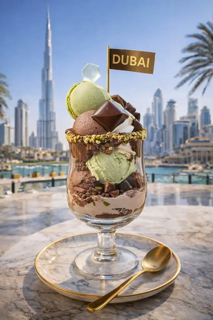 【別次元スイーツ】ドバイpremiumピスタチオショコラパフェ誕生。想像超えの贅沢体験。 画像 2